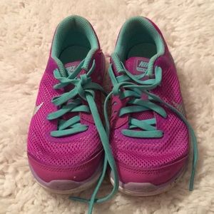 Purple & Teal little girl size 12.5 Nikes